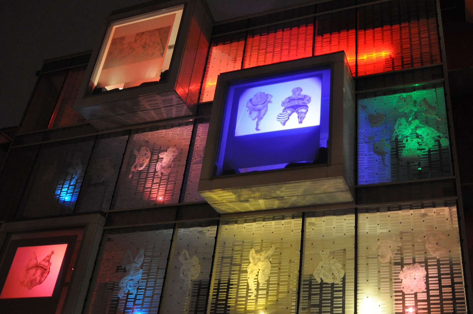 Mise en lumière à la Maison des Ensemble, Nuit Blanche 2012