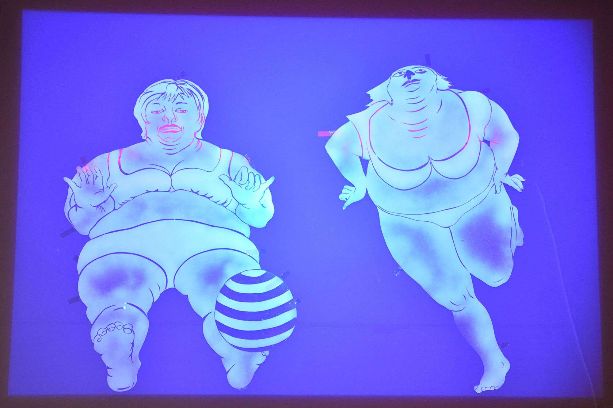 Mise en lumière à la Maison des Ensemble, Nuit Blanche 2012